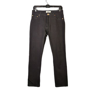Acne Jeans Women's 28x34 Flex Wet Black Mid Rise Slim Fit Stretch